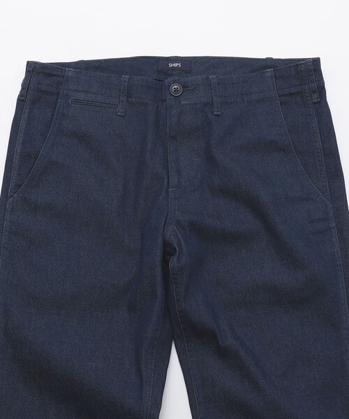 SHIPS / テーパード スリム チノパンツ / ブラック / SIZE30 SHIPS チノパン SHIPS: デニム ライク テーパード スリム