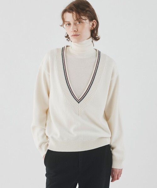 【GALERIE VIE】チルデン Vネックニット GALERIE VIE ニット セーター チルデン Vネックニット
