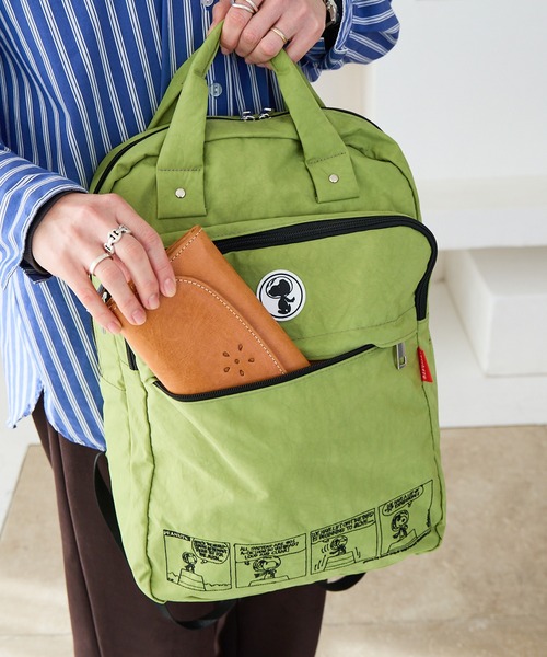 SNOOPY ショルダーバッグ バッグ スヌーピー 2way リュック