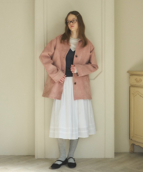 GIUNON スカート fluffy tuck skirt / フラッフィータックスカート