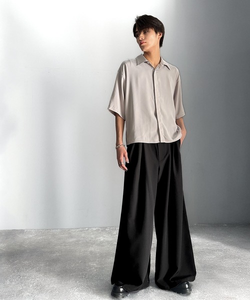 Classical Origin ワイドパンツ スラックス 3タック スーパーワイド