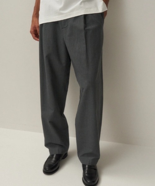 ATON 23SS WOOL WASHI TROPICAL カーゴパンツ 04 ATON WOOL WASHI TROPICAL WIDE EASY PANTS | 大阪心斎橋の