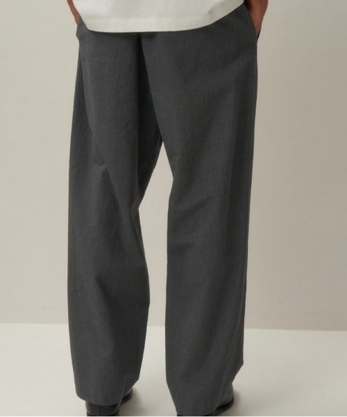 ATON パンツ (エイトン) WOOL WASHI TROPICAL | WIDE EASY PANTS