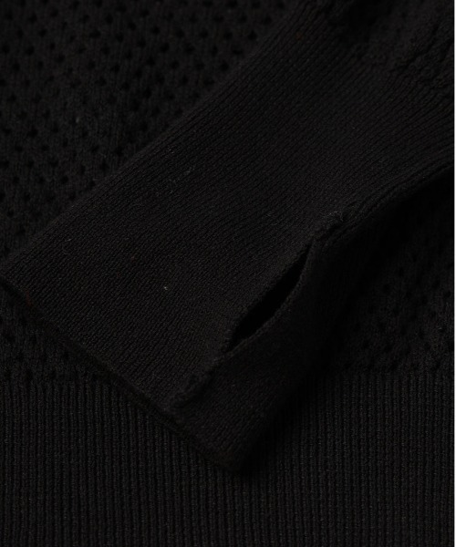 JieDa（ジエダ） カーディガン MESH ZIP CARDIGAN メンズ : ZOZOTOWN