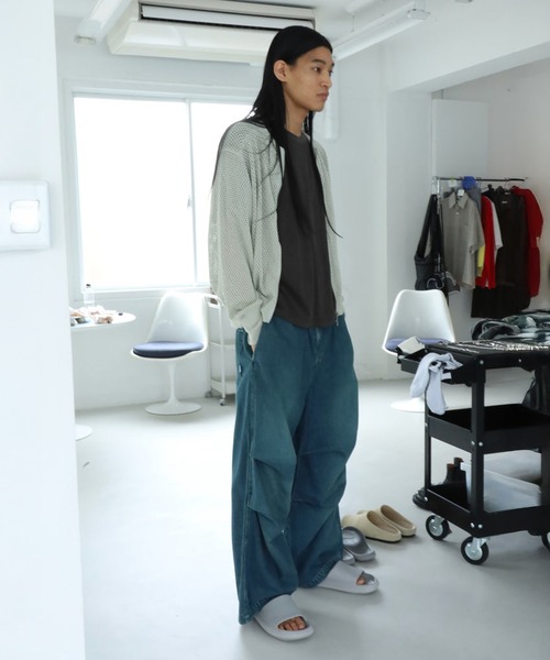 JieDa（ジエダ） カーディガン MESH ZIP CARDIGAN メンズ : ZOZOTOWN