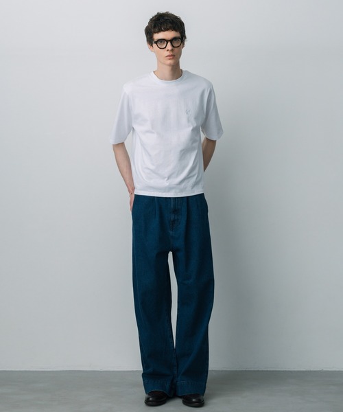 パンツ TUCK WIDE DENIM PANTS LURAKU ジーンズ 「LURAKU」 tuck wide denim pants / タック