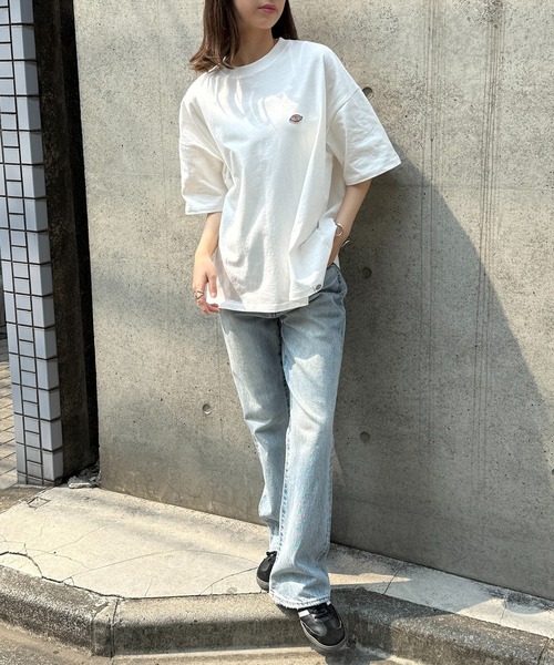 Dickies（ディッキーズ） tシャツ 半袖 「Dickies」刺繍ワンポイント
