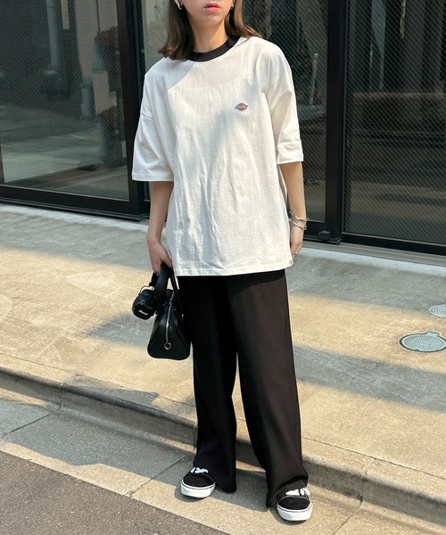 Dickies（ディッキーズ） tシャツ 「Dickies」刺繍ワンポイント