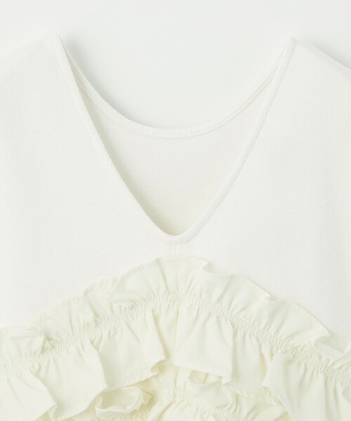 EMMEL REFINES tシャツ 「EMMEL REFINES」EM フライス フリル