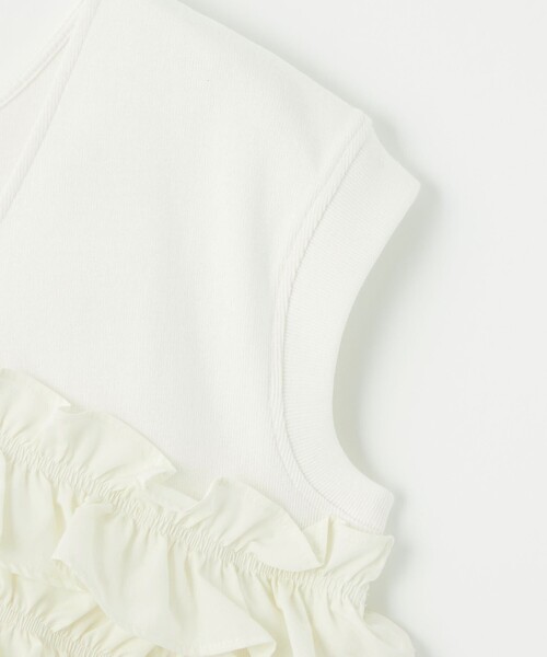 EMMEL REFINDS フライスフリル 2WAY Tシャツ EMMEL REFINES＞EM フライス フリル 2WAY Tシャツ(508188486