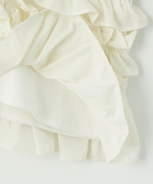 EMMEL REFINDS フライスフリル 2WAY Tシャツ EMMEL REFINES＞EM フライス フリル 2WAY Tシャツ（Tシャツ