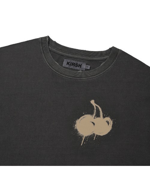 tシャツ KIRSH MELTING CHERRY PIGMENT WASHING T-SHIRT