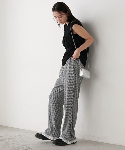 ★ELF SACK★ リボン チェック柄 レース パンツ/送料込 ストレッチカーブパンツ｜FURRY、REYELL公式通販サイト kuih（クイ）