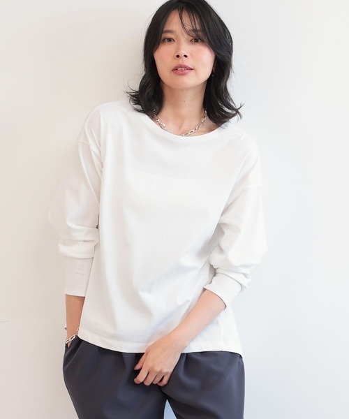 tシャツ BARNYARDSTORM / GIZAコットンバックタックロンT「汗染み軽減」マシンウォッシャブル レディース BARNYARDSTORM tシャツ / GIZAコットンバックタックロンT「汗