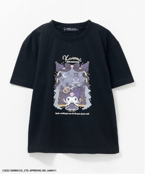 sanrio tシャツ characters「クロミ マイメロ」 周年記念アートT