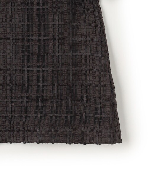 23区 ブラウス シャツ 「洗える」Broche チェック レース