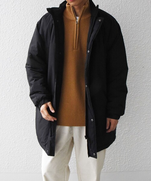 「HINSON」 コート「SHIPS anyコラボ」 LARGE オリーブ メンズ_画像4