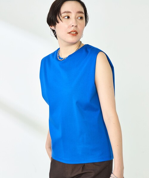 tシャツ 高機能 LA＋スムースタックノースリーブカットソー レディース NOLLEY'S tシャツ 高機能 LA＋スムースタックノースリーブ