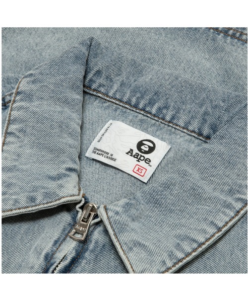 AAPE BY A BATHING APE ブラウス シャツ ZIP UP SHORT SLEEVE
