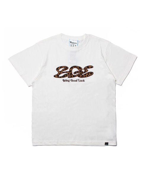 BGL tシャツ LEOPARD LOGO TEE / ヒョウ柄 / レオパード / アップリケ
