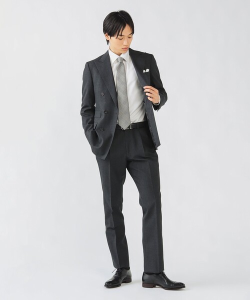 BEAMS HEART セットアップ ソリッド ダブル スーツ（S〜XL