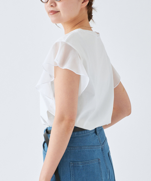 IENA tシャツ シアースリーブプルオーバー レディース