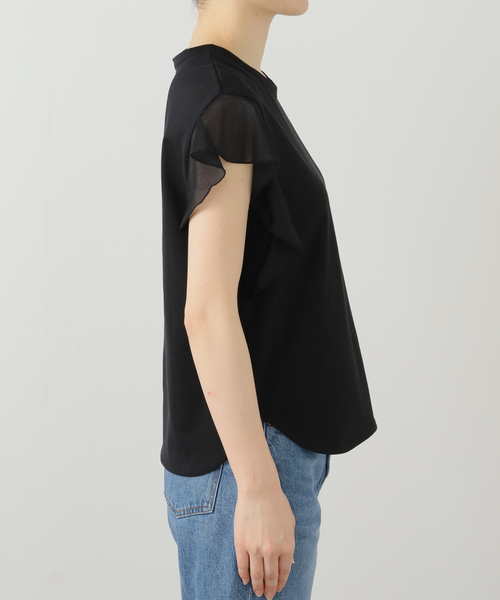 ２点セット　シアースリーブプルオーバー IENA イエナ トップス カットソー セール】シアースリーブプルオーバー（Tシャツ/カットソー