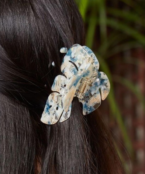 AMINA COLLECTION ヘアクリップ Amina/アミナ ヘアクリップ モンステラ