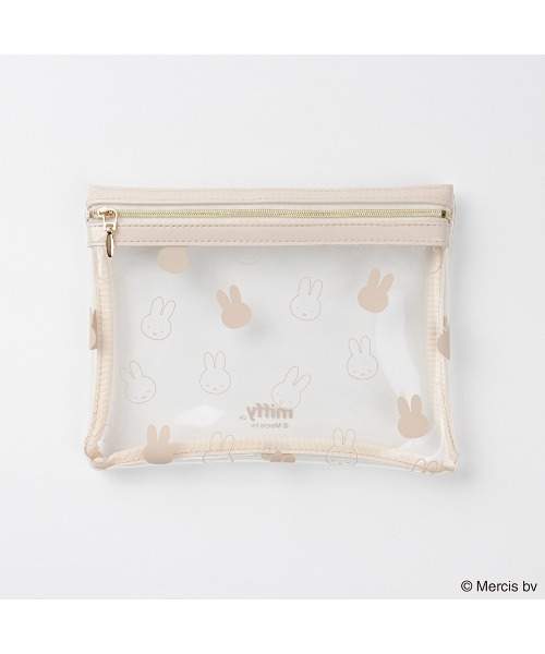 ポーチ MIFFY CLEAR FACEフラットポーチ レディース : ZOZOTOWN