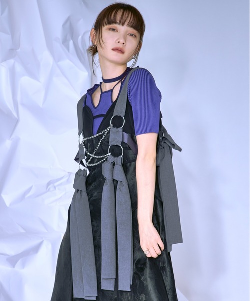 【未開封】リボンハーネス Ribbon noir 2way プリーツメロウハーネス（ベルト）｜Ezick