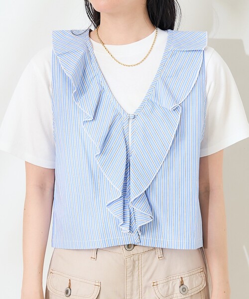 FREAK'S STORE（フリークスストア） ブラウス シャツ 夏 ストライプ