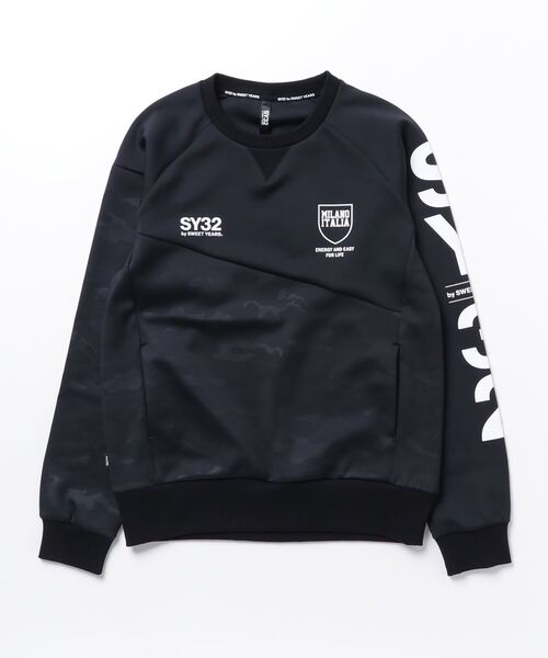 SY32 by SWEET YEARS 長袖カットソー L ブラック SY32 by SWEET YEARS 「SY32 YEARS」 長袖カットソー L ブラック