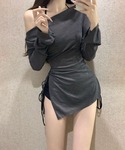 水着 水着セパレート3点セット(カバーアップ付...の詳細画像4