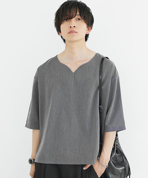 MinoriTY（マイノリティ） tシャツ 「MinoriTY」フェイクリネン素材