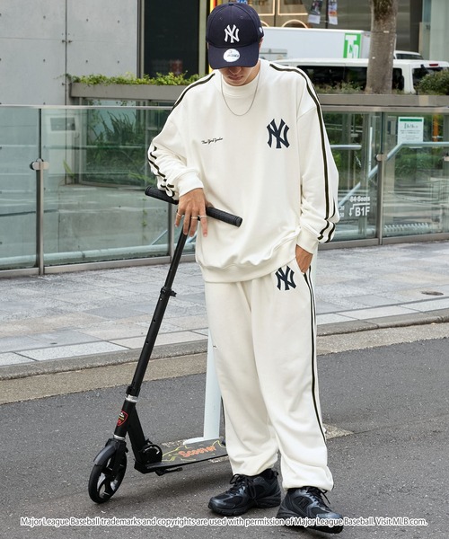 MLB LAセットアップ　L MLB 「MLB」 セットアップ L ブラック メンズ : ZOZOTOWN Yahoo