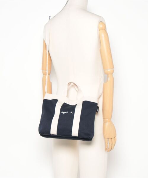 agnes b. 「agnes b.」 2WAYバッグ FREE ネイビー レディース