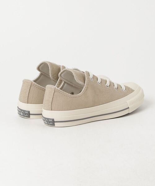 「CONVERSE」 ローカットスニーカー 23cm ベージュ レディース_画像2
