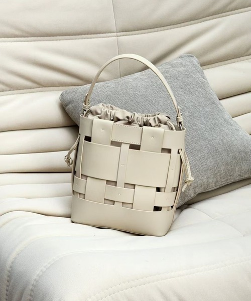 Tomieco（トミエコ） ショルダーバッグ バッグ LEATHER 編み込み 