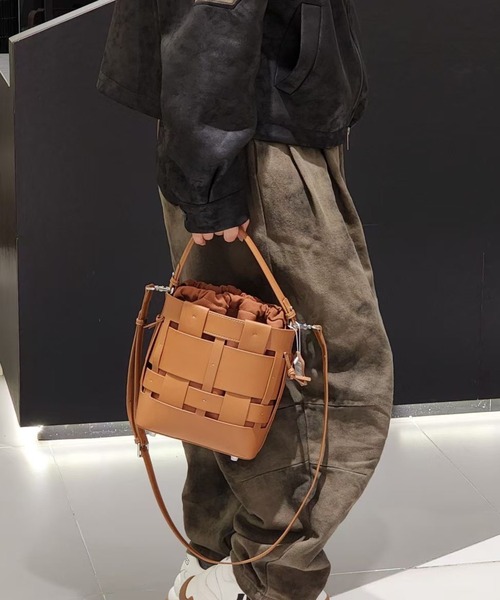 Tomieco（トミエコ） ショルダーバッグ バッグ LEATHER 編み込み