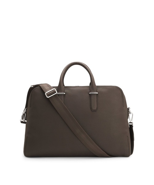 HUGO BOSS イタリアングレインレザー バックパック BOSS（HUGO BOSS） ボストンバッグ グレインレザー ホールドオール