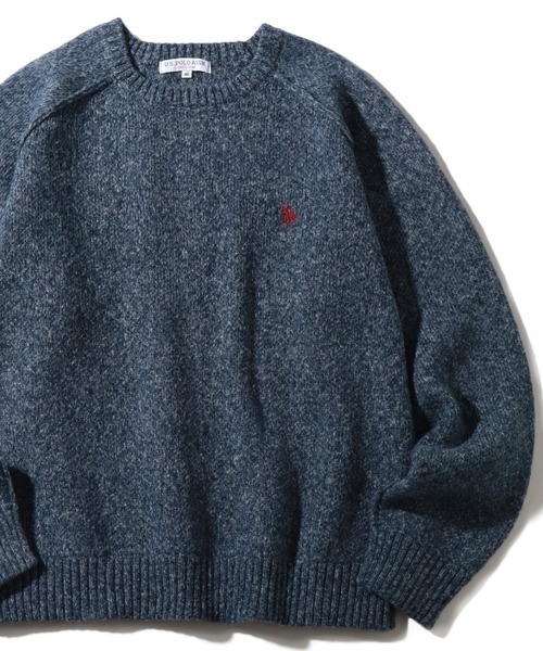 U.S. POLO ASSN.（ユーエスポロアッスン） セーター ニット ロゴ刺繍