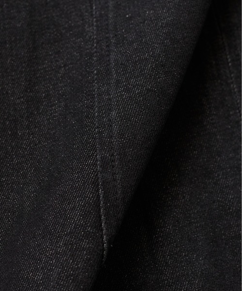 「ECRIRE」 半袖ワンピース M ネイビー レディース_画像2