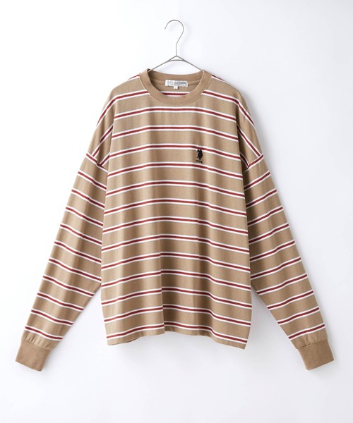「U.S. POLO ASSN.」 長(zhǎng)袖Tシャツ M ホワイト メンズ
