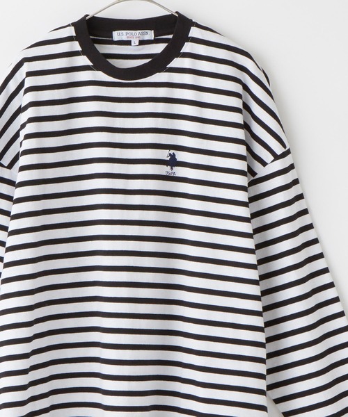 「U.S. POLO ASSN.」 長(zhǎng)袖Tシャツ M ホワイト メンズ