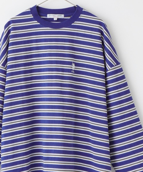 「U.S. POLO ASSN.」 長(zhǎng)袖Tシャツ M ホワイト メンズ