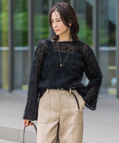新品 LAUTREAMONT 〈洗える〉洗練オトナブラウス LAUTREAMONT - 新品 LAUTREAMONT 〈洗える〉洗練オトナブラウス