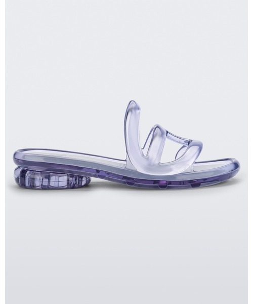 「melissa」 フラットサンダル 35-36 ブラック レディースの画像