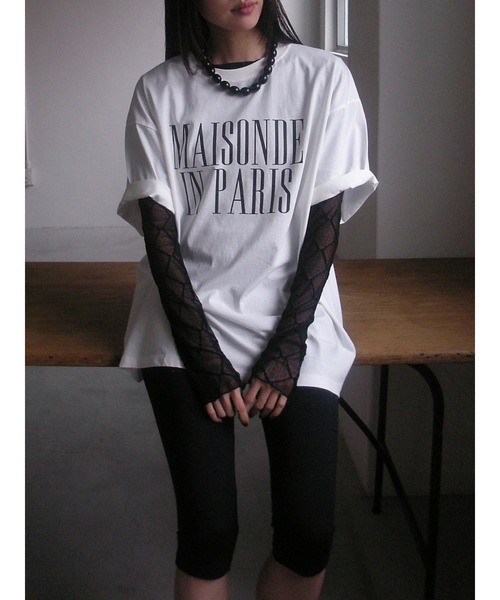 「Didot.showroom」 半袖Tシャツ FREE ホワイト レディース_画像3