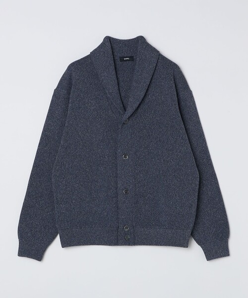 SHIPS（シップス） カーディガン SHIPS:「手洗い可能」ミックス ポリ