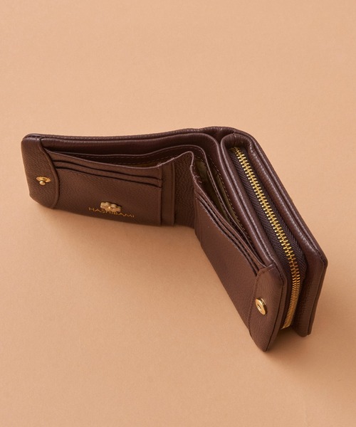 Hashibami（ハシバミ） 二つ折り 二つ折り財布 財布 「HASHIBAMI